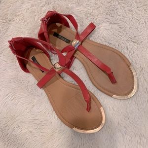 Forever 21 Red Sandals ❤️